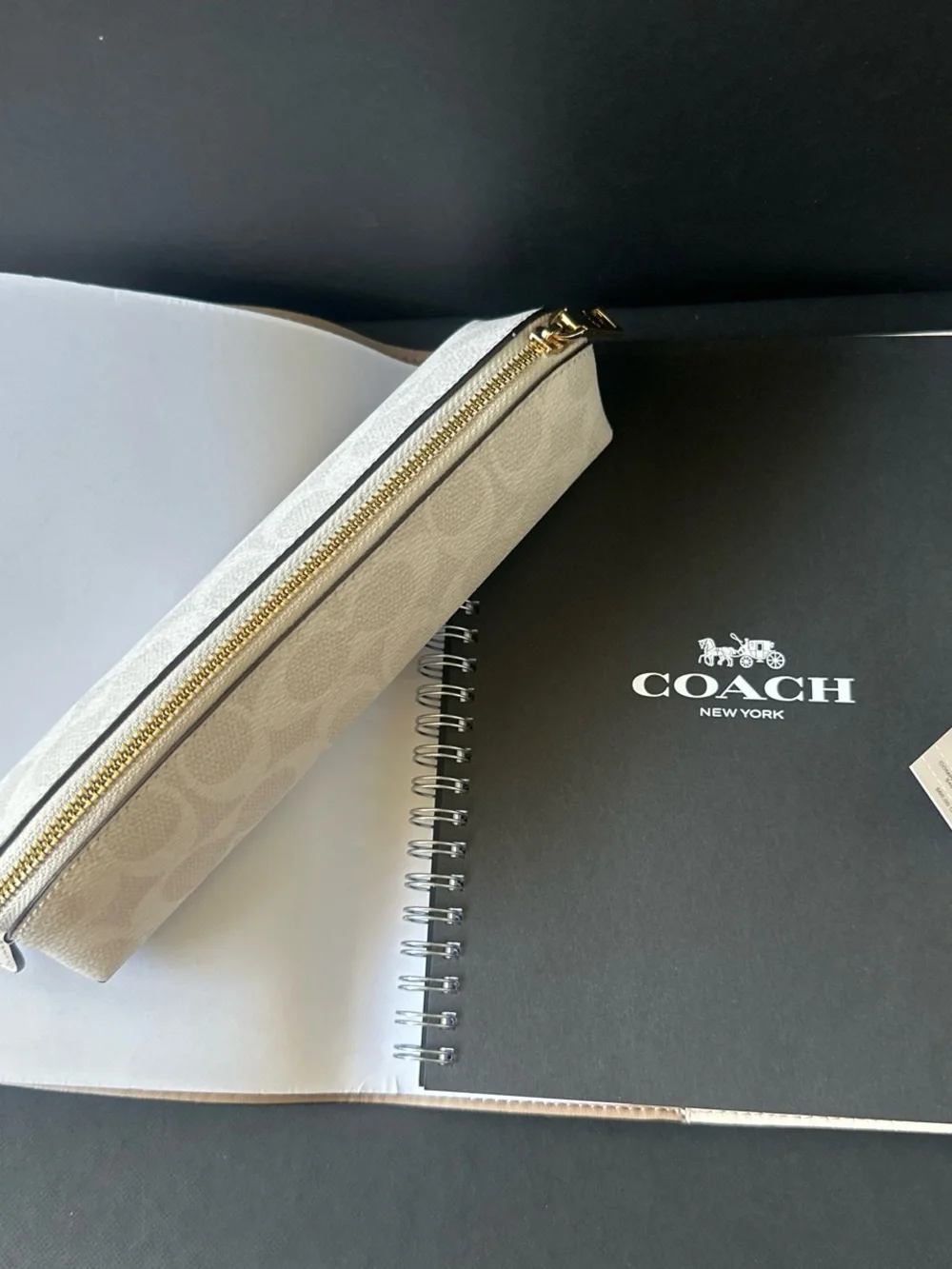 NWT Coach Notebook & Pencil Set